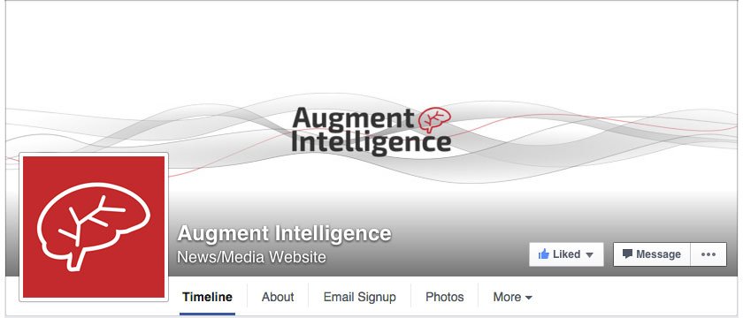 Making of Augment Intelligence Branding, Facebook screenshot -- Mervi Emilia